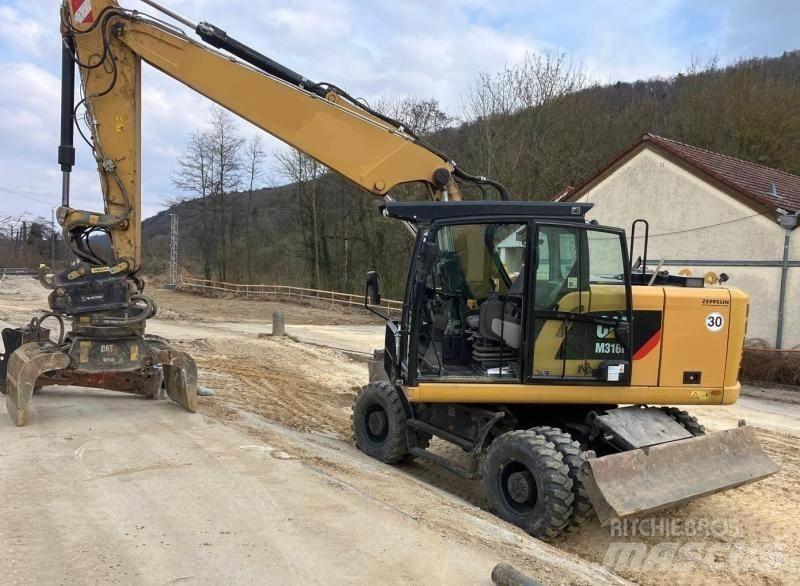 CAT M316F Колёсные экскаваторы