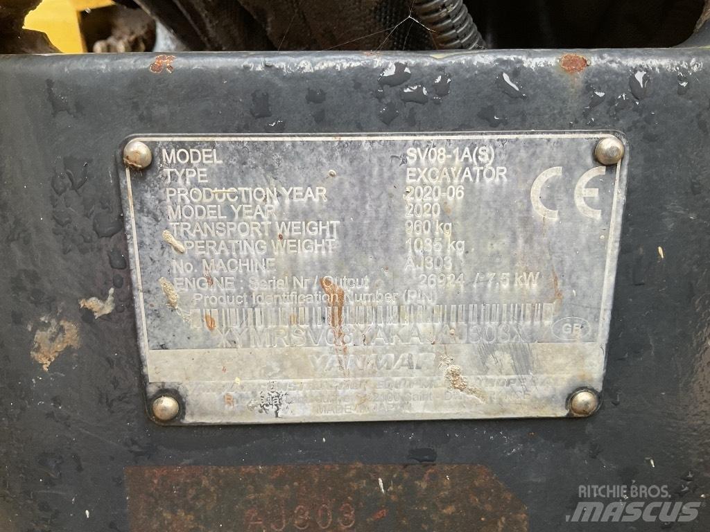 Yanmar SV08 Мини-экскаваторы
