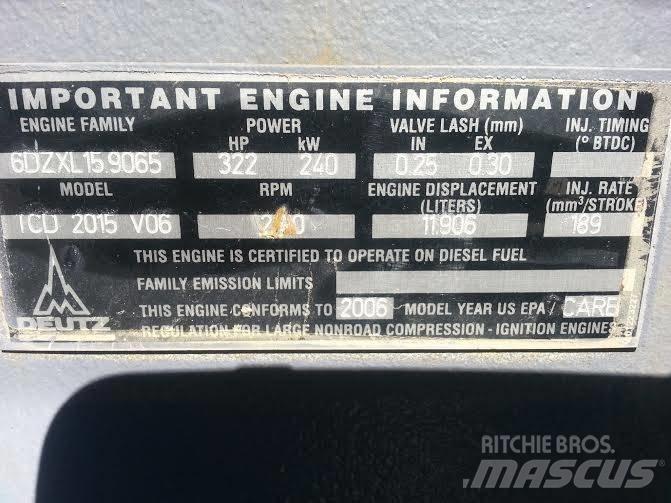 Deutz TCD2015V06 Компоненты строительной техники