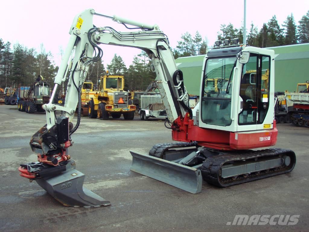 Takeuchi TB 153 FR Мини-экскаваторы