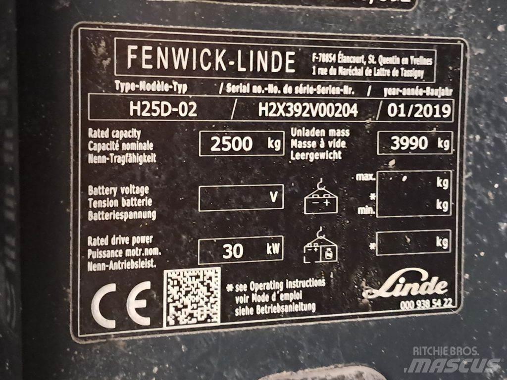 Linde H25D-02 Дизельные погрузчики