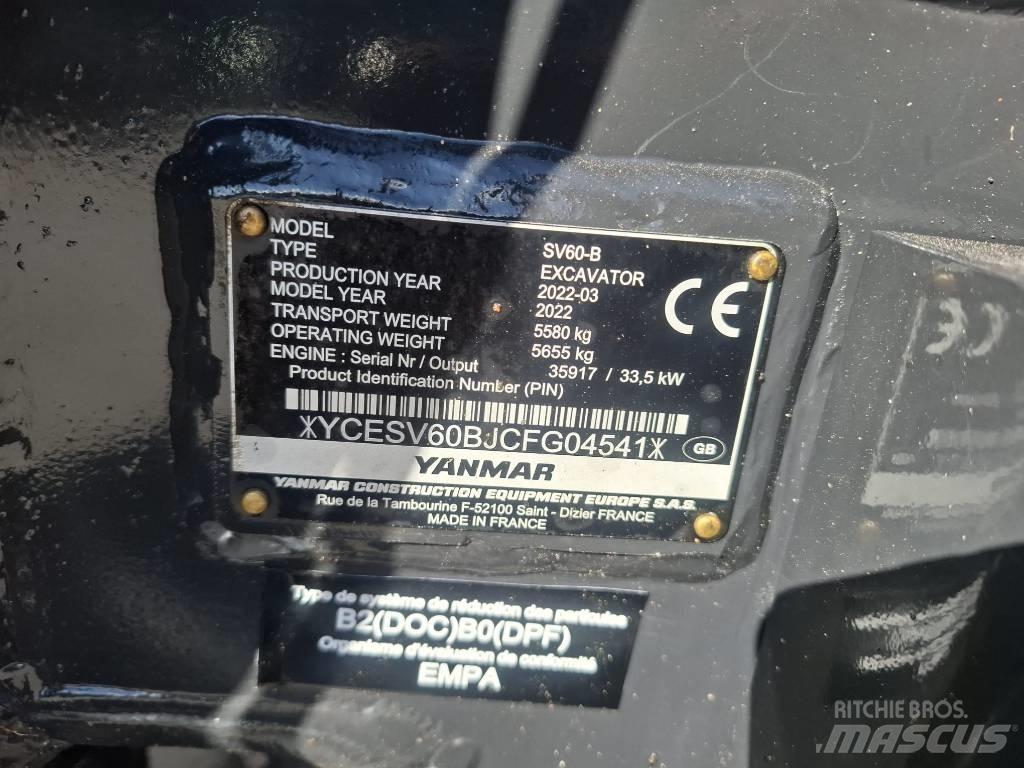 Yanmar SV 60-B Мини-экскаваторы