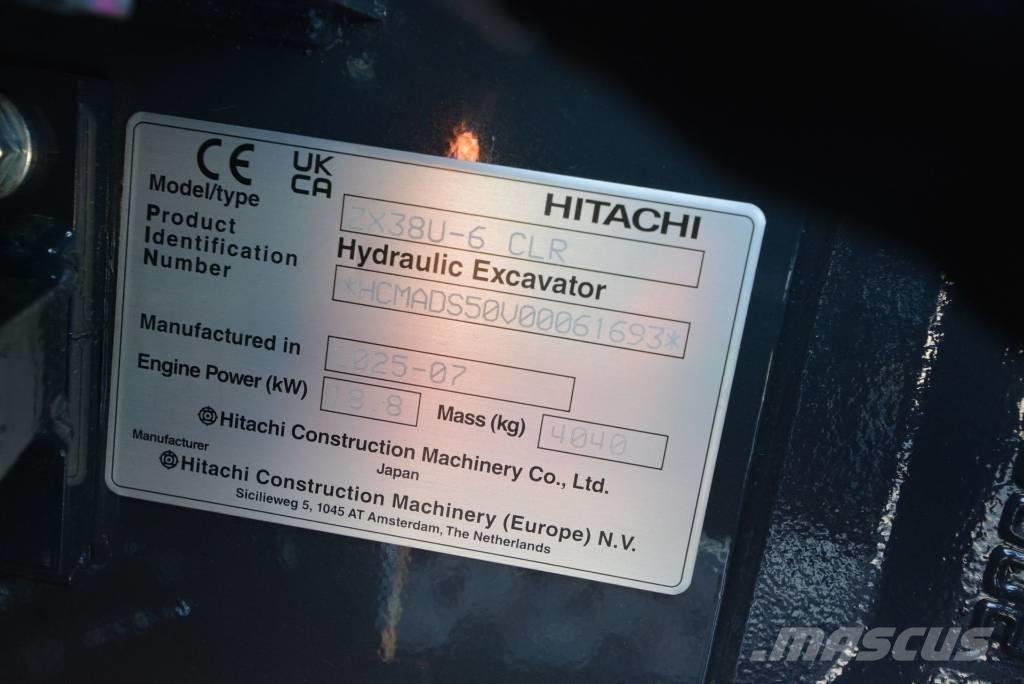 Hitachi ZX 38 U-6 Мини-экскаваторы