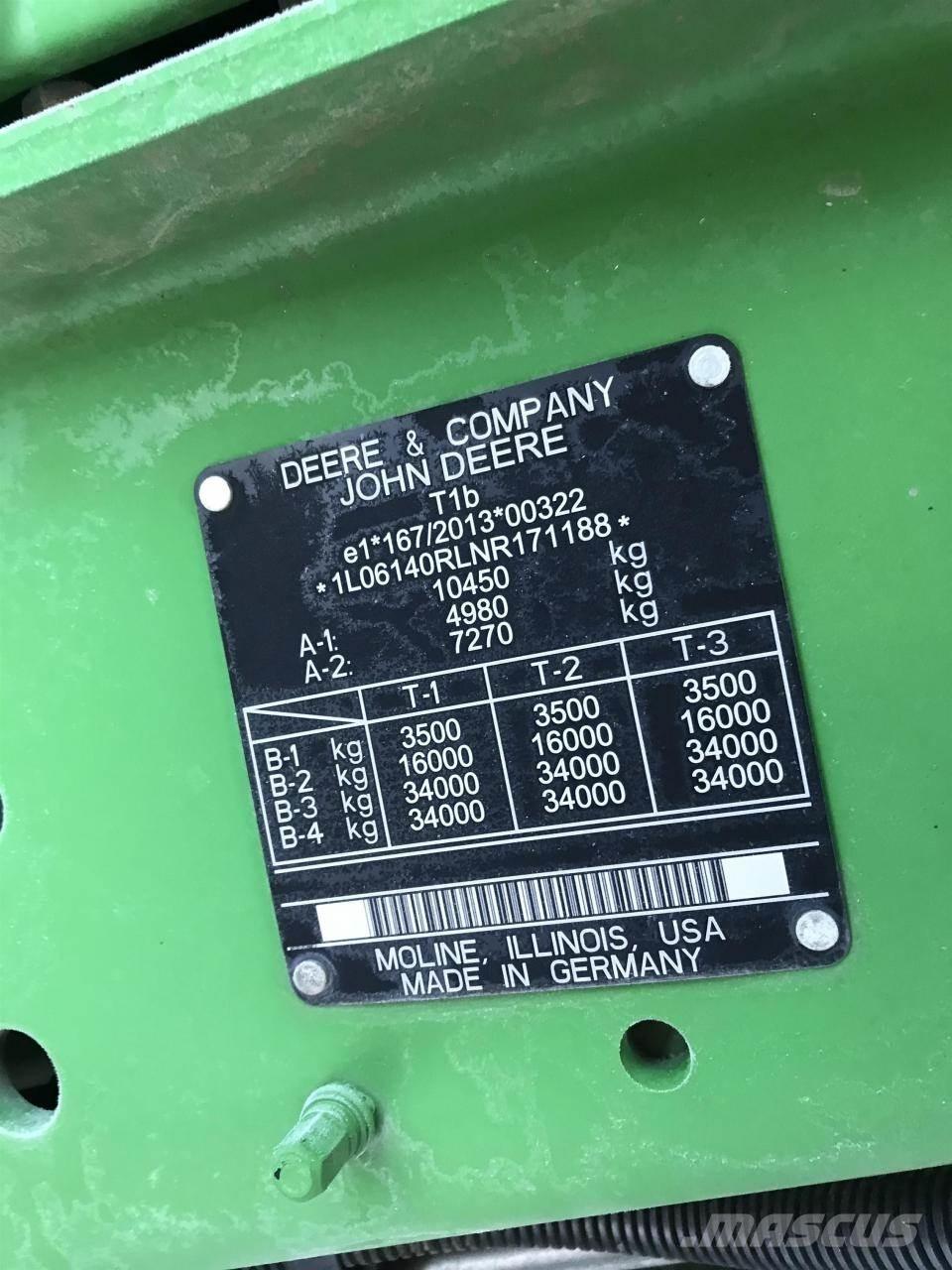 John Deere 6R 140 Трактора