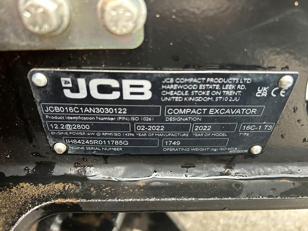 JCB 16C-1 Мини-экскаваторы