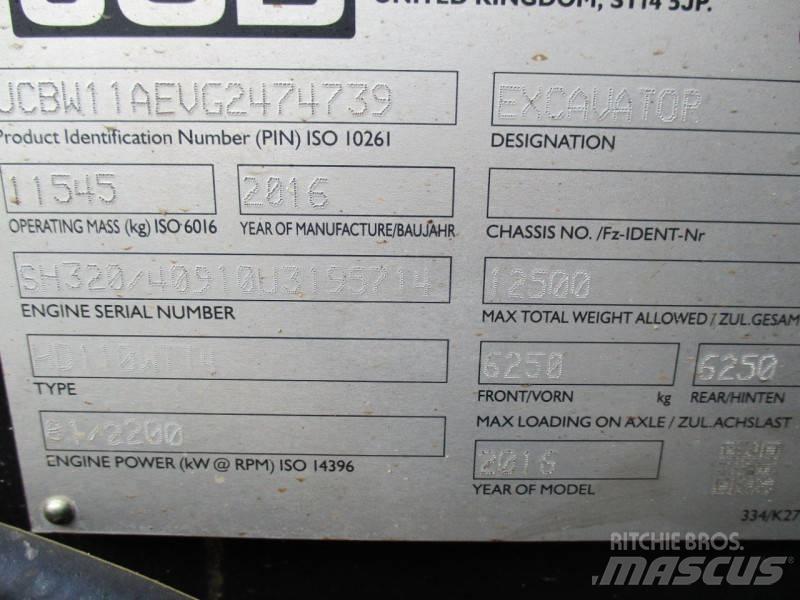 JCB HD110W Колёсные экскаваторы