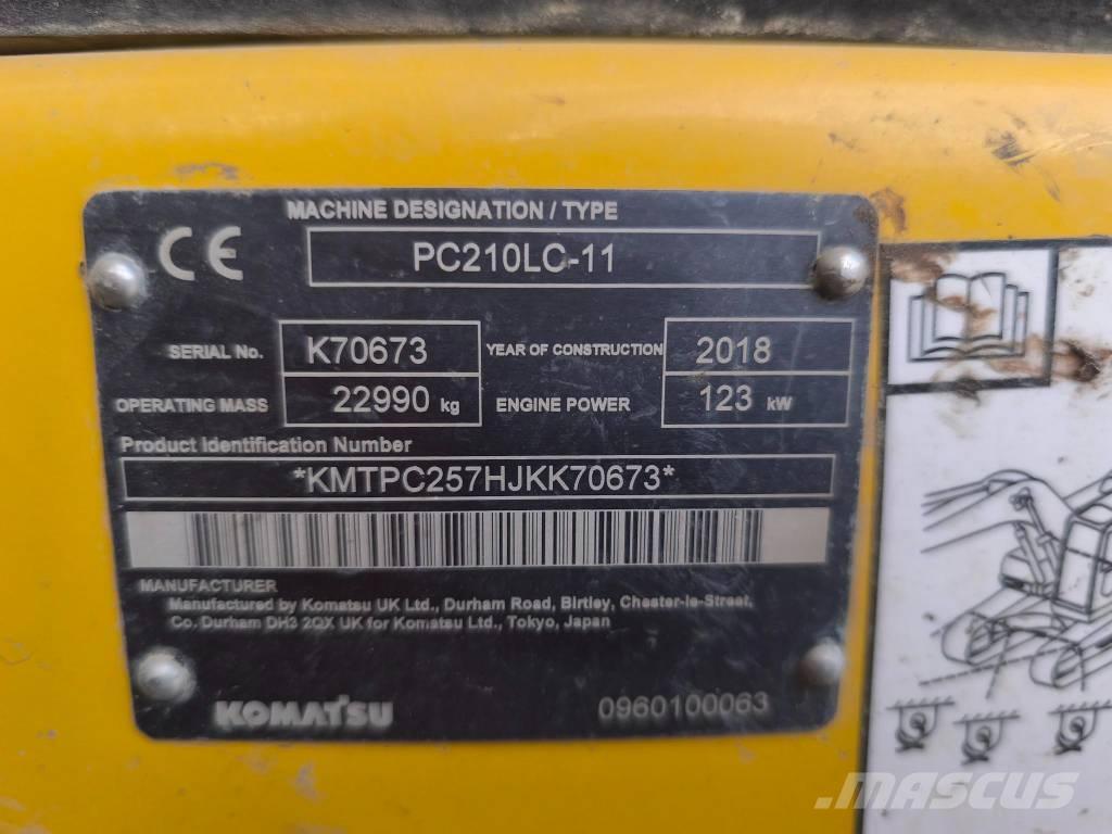 Komatsu PC 210 LC-11 Гусеничные экскаваторы