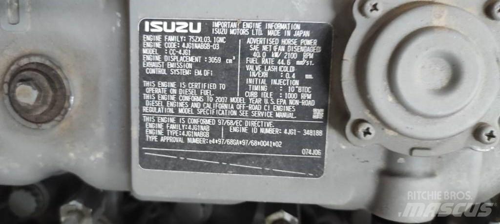 Isuzu CC-4JG1 Двигатели