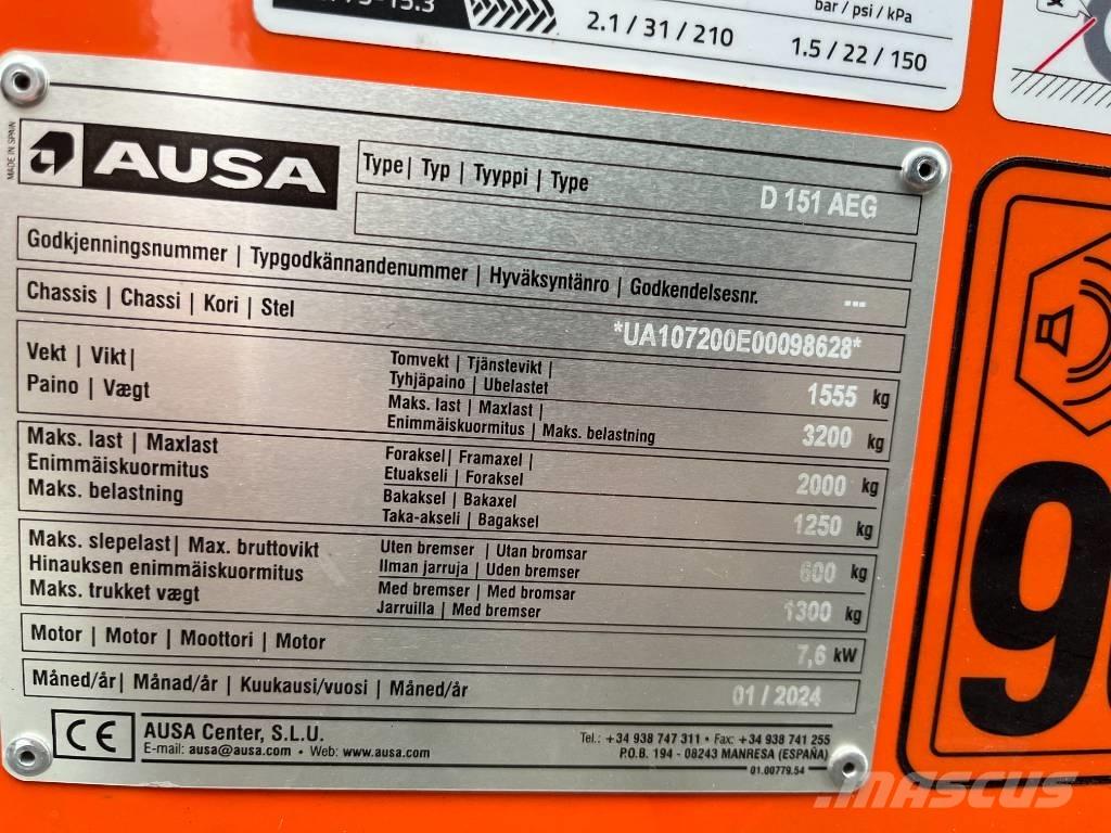 Ausa D151AEG Мини-самосвалы