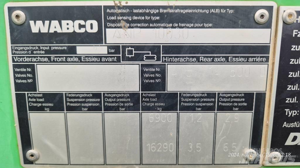 Dammann Anp 10030 Прицепные опрыскиватели