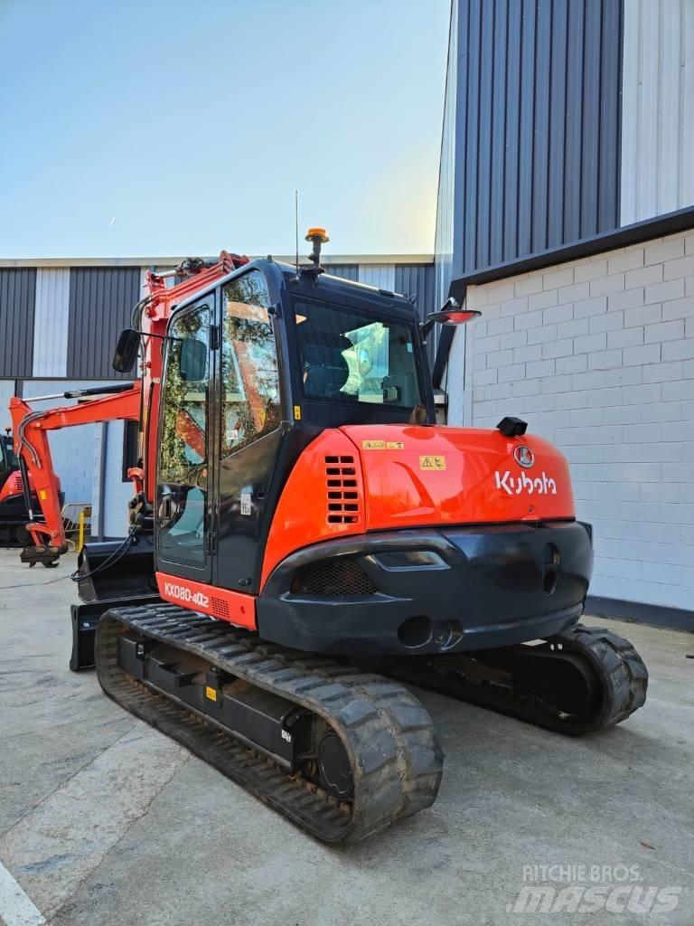 Kubota KX080-4a2 Малые экскаваторы 7т-12т
