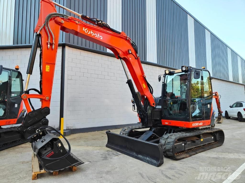 Kubota KX080-4a2 Малые экскаваторы 7т-12т