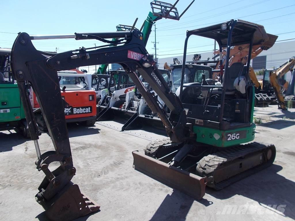 John Deere 26G Мини-экскаваторы