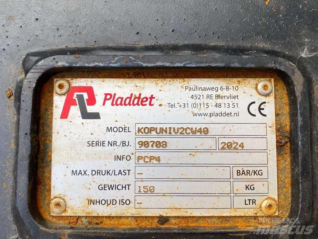 Pladdet PCP 4 Компоненты строительной техники