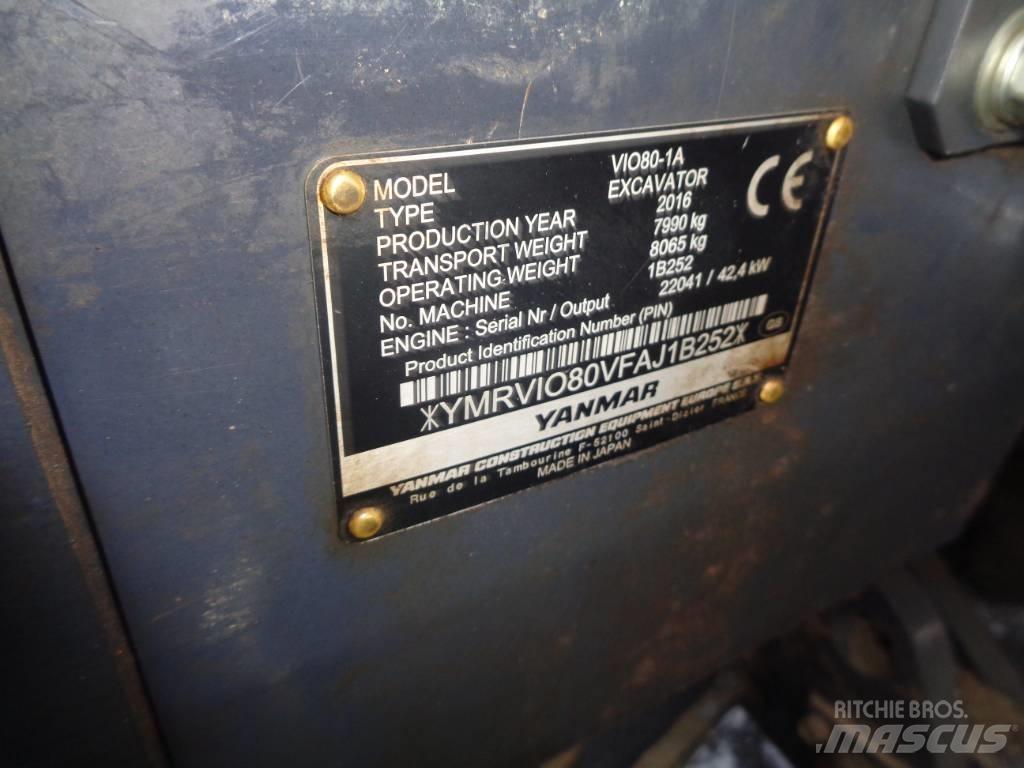 Yanmar Vio 80 Гусеничные экскаваторы