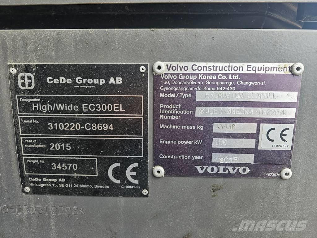 Volvo EC 300 EL Гусеничные экскаваторы