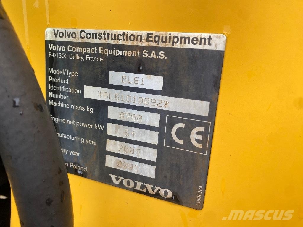 Volvo BL 61 Экскаваторы-погрузчики