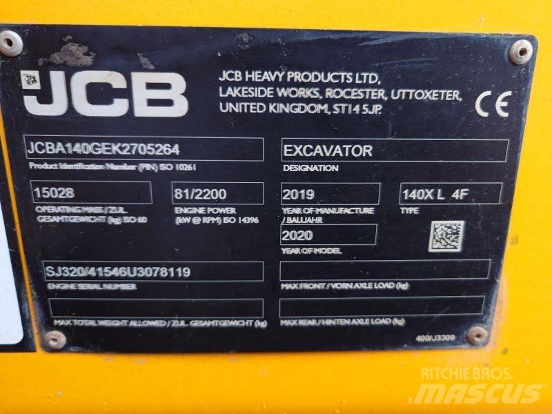 JCB 140X LC Гусеничные экскаваторы