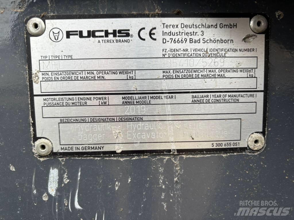 Fuchs MHL 335 Перегружатели металлолома/промышленные погрузчики