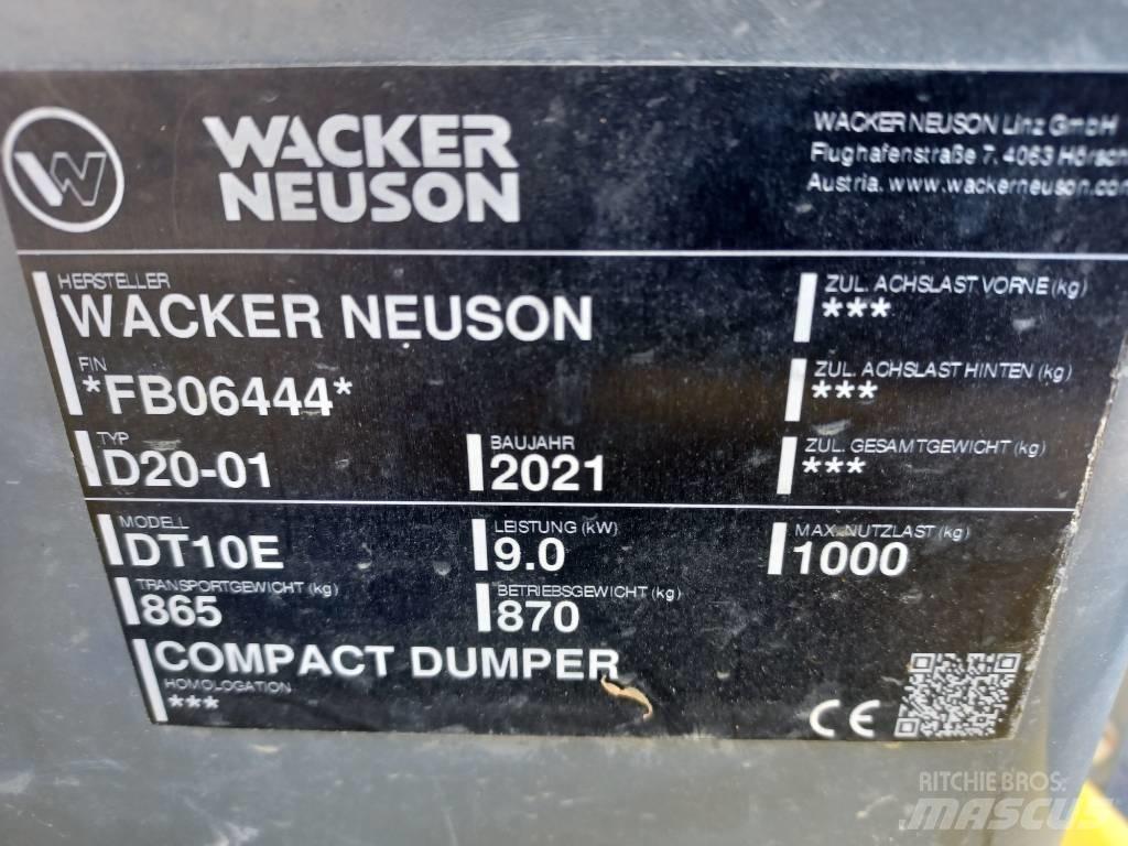 Wacker Neuson DT10e Гусеничные самосвалы