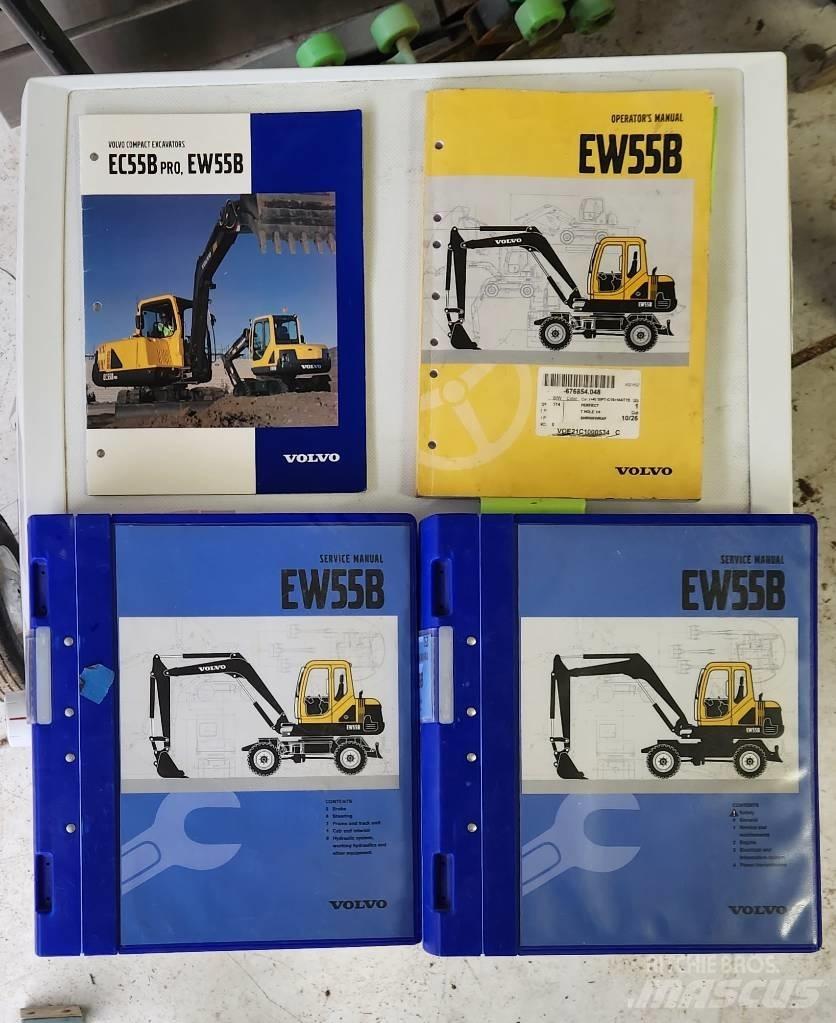 Volvo EW55B Колёсные экскаваторы