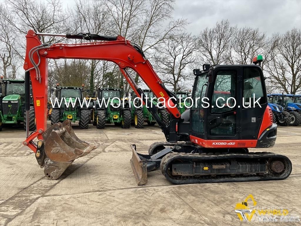Kubota KX 080-4 Малые экскаваторы 7т-12т