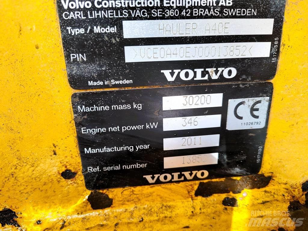 Volvo A 40 E Шарнирно-сочленённые самосвалы