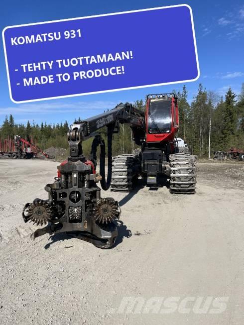 Komatsu 931 Харвестеры