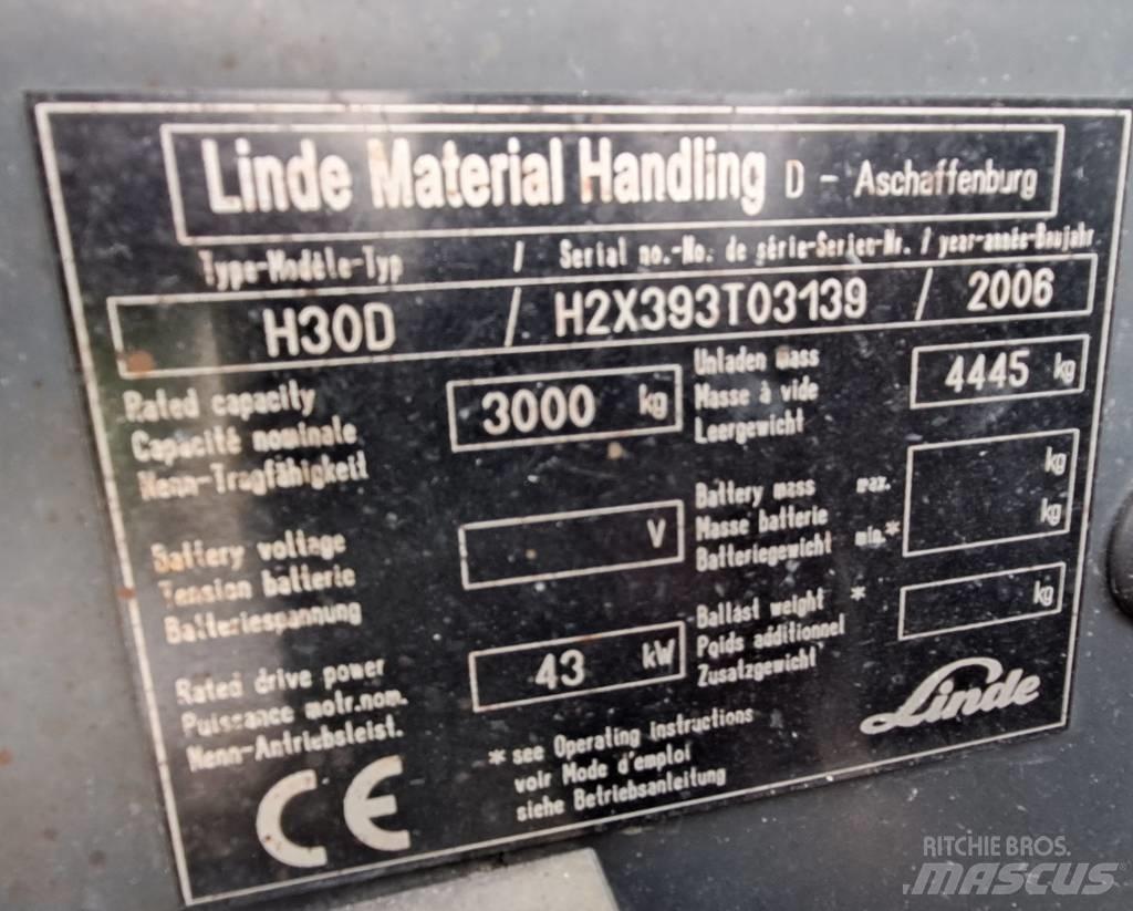 Linde H 30 D Дизельные погрузчики