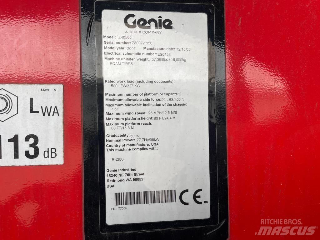 Genie Z 80/60 Коленчатые подъемники