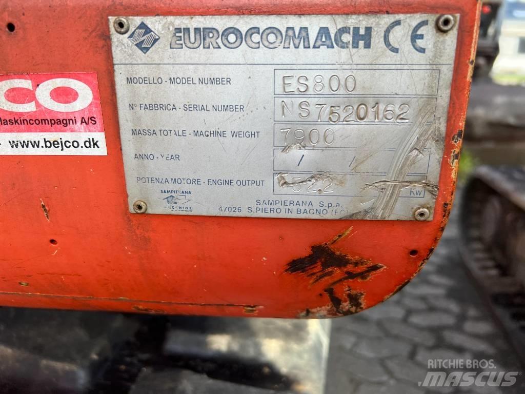 Eurocomach es800 Малые экскаваторы 7т-12т