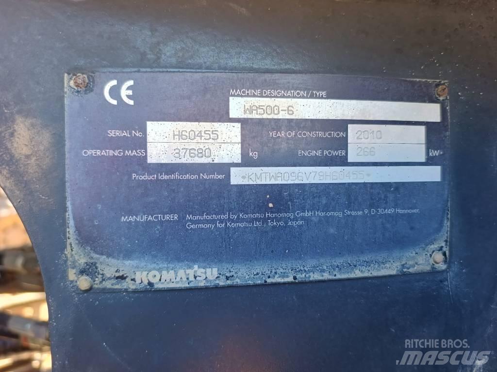 Komatsu WA500-6 Фронтальные погрузчики