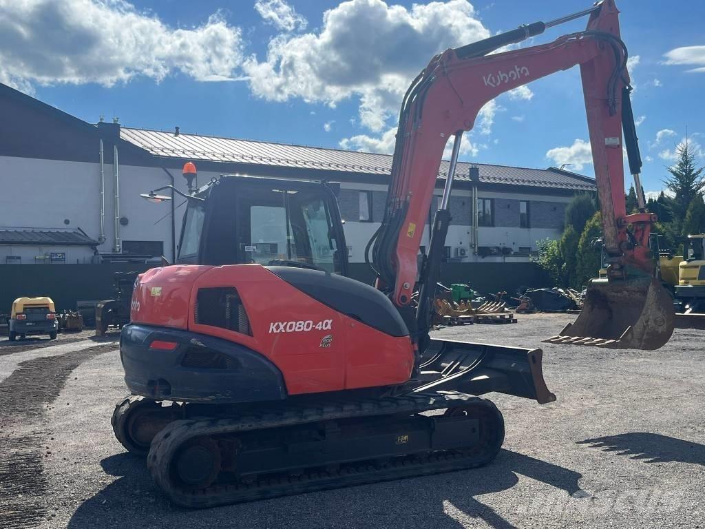 Kubota KX080 Малые экскаваторы 7т-12т