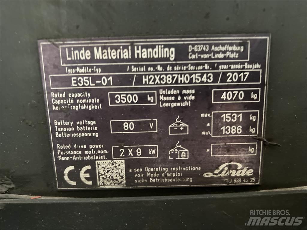 Linde E35L-01 Электропогрузчики
