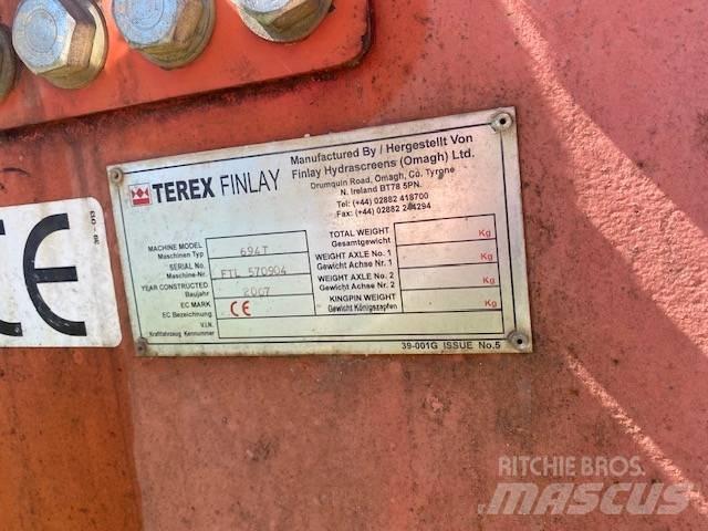 Terex Finlay 694T Мобильные грохоты
