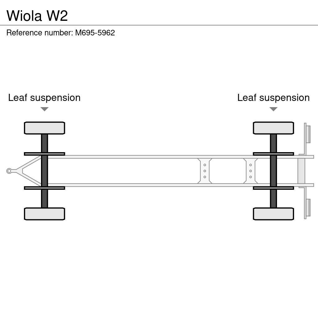 Wiola W2 Прицепы-платформы/боковая разгрузка