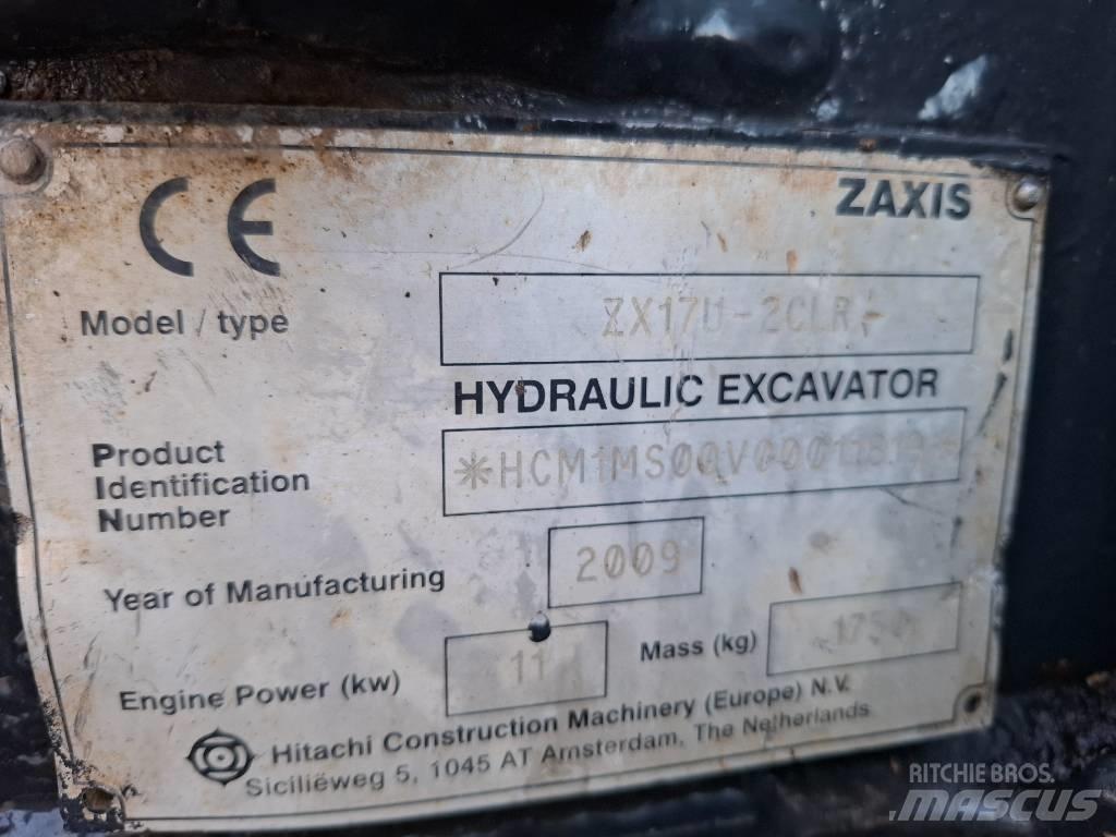 Hitachi ZX17U-2CLR Мини-экскаваторы