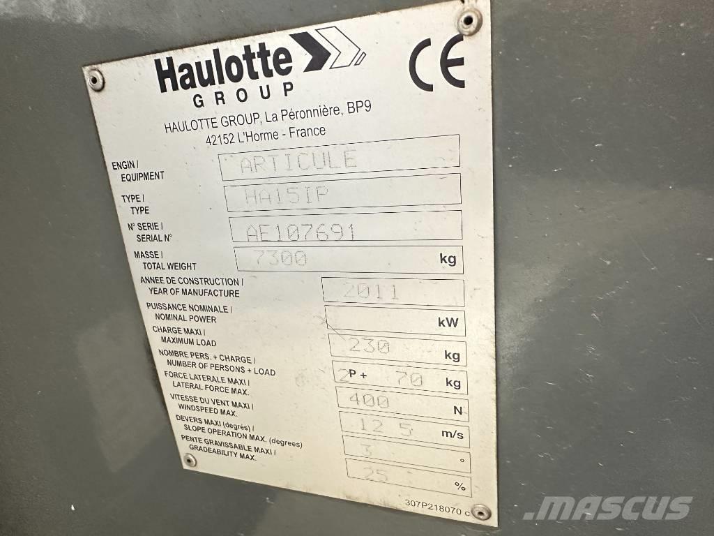 Haulotte HA 15 IP Коленчатые подъемники