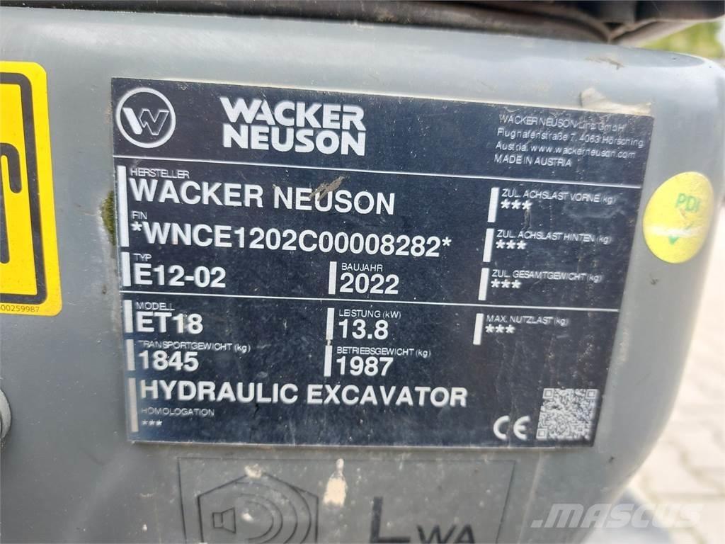 Wacker Neuson ET18 Гусеничные экскаваторы
