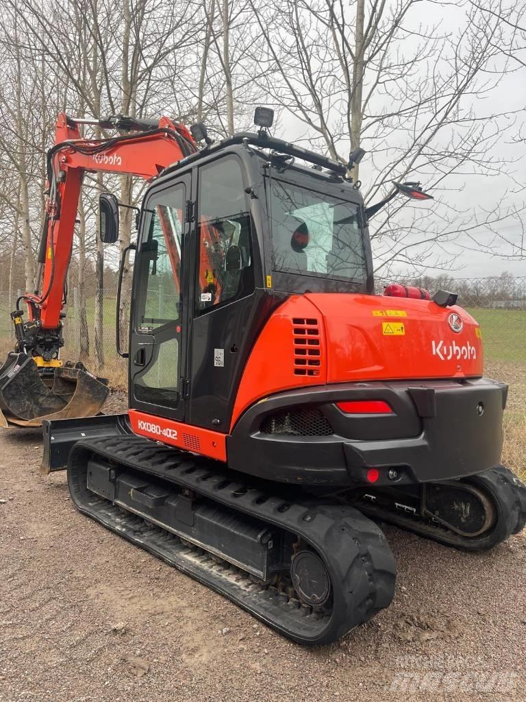 Kubota KX 080-4 Малые экскаваторы 7т-12т