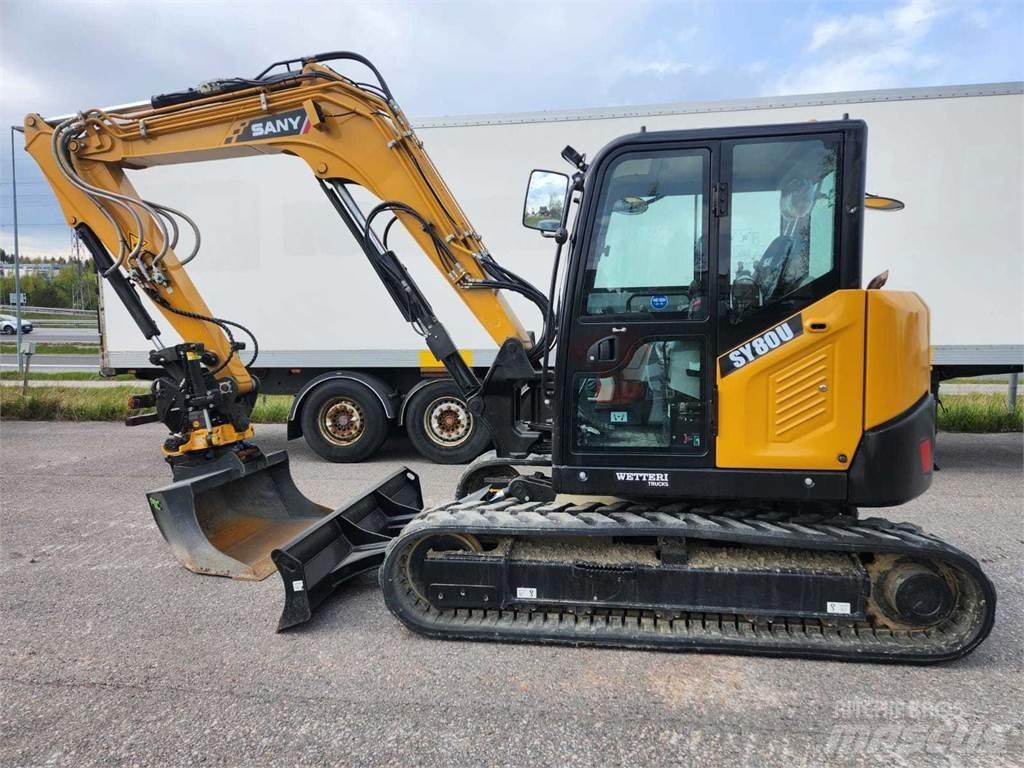 Sany SY80U Малые экскаваторы 7т-12т