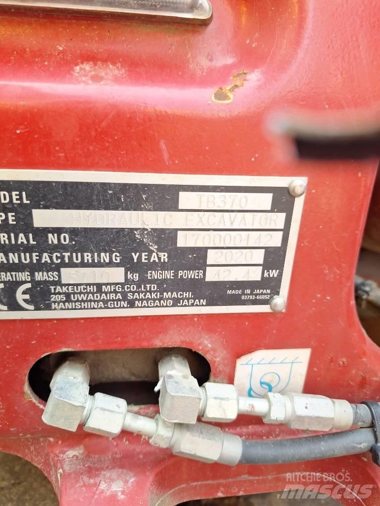 Takeuchi TB 370 Малые экскаваторы 7т-12т