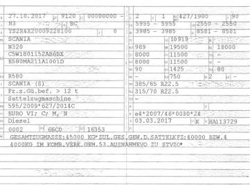 Scania R 580 Седельные тягачи