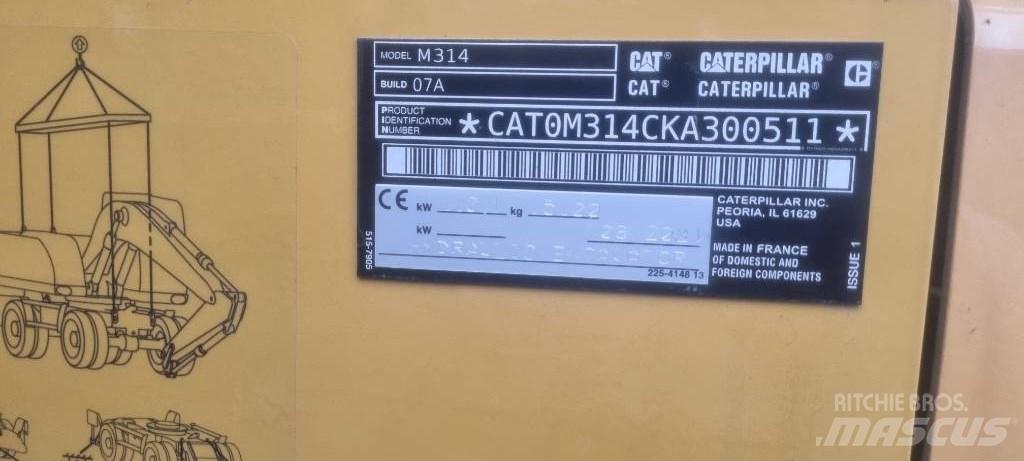 CAT M314 F Колёсные экскаваторы