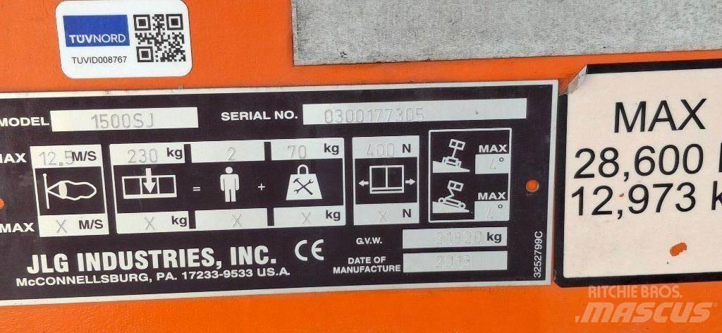 JLG 1500SJ Телескопические подъемники