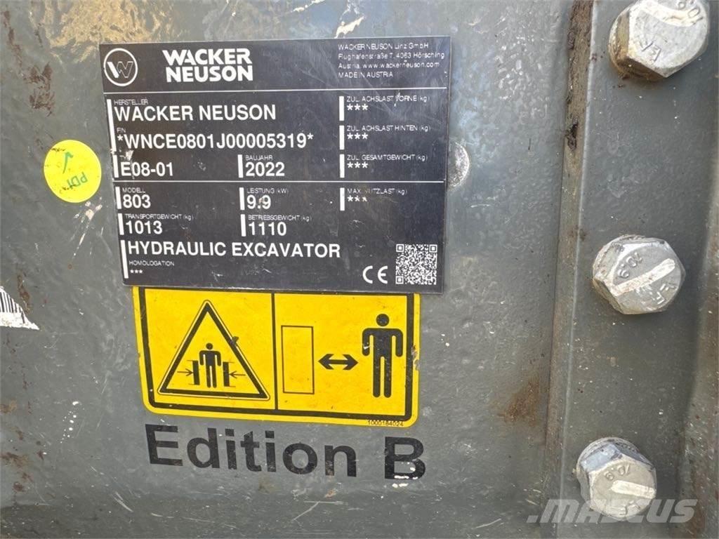 Wacker Neuson 803 Гусеничные экскаваторы