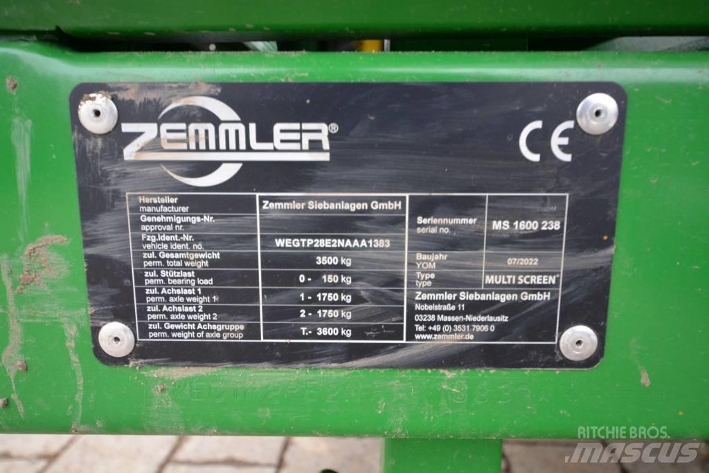 Zemmler MS 1600 Барабанный грохот