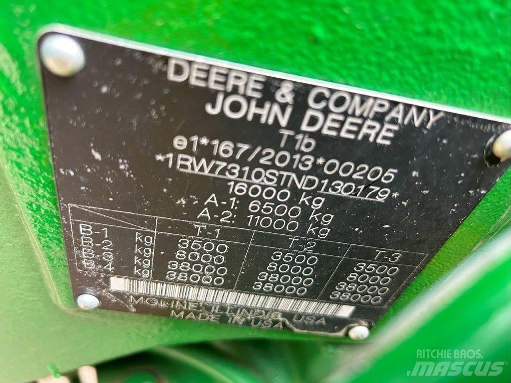 John Deere 7R310 Трактора