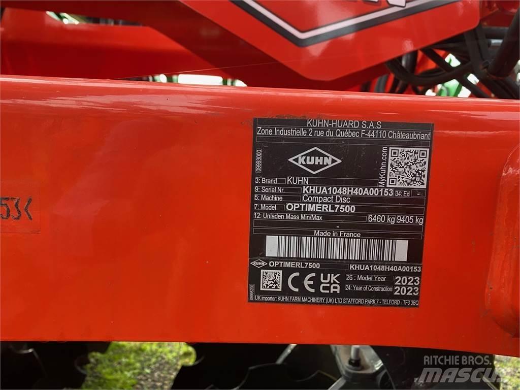 Kuhn OPTIMERL7500 Культиваторы сплошные