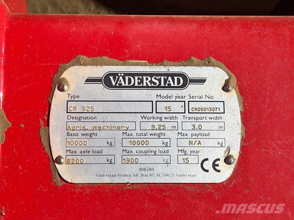 Väderstad CR925 Обычные плуги